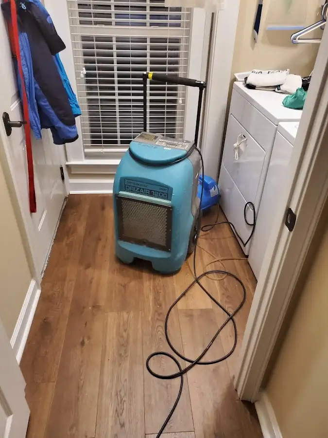 Commercial dehumidifier deployed for Flood Damage Cleanup in Chelsea